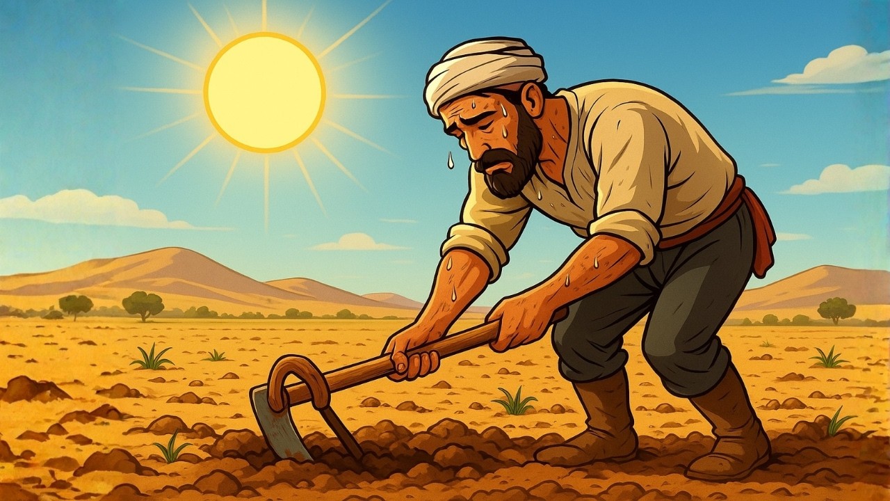 قصه فلاح فقير يتوكل علي الله وظلم اهل القريه له