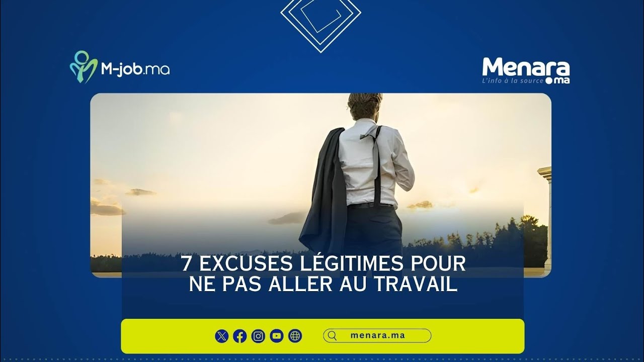 Lib&eacute;rez-vous du travail avec ces 7 excuses l&eacute;gitimes !
