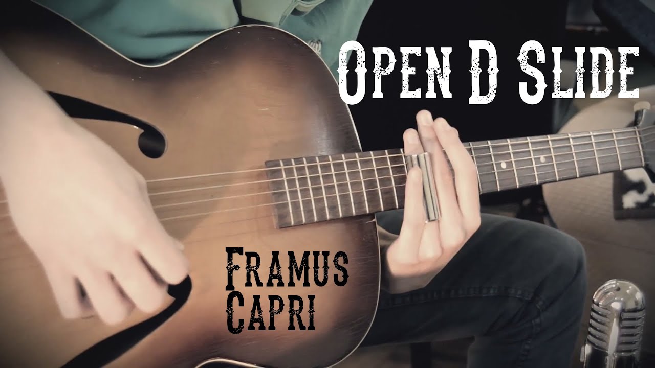 Slide Guitar - Open D Blues HD