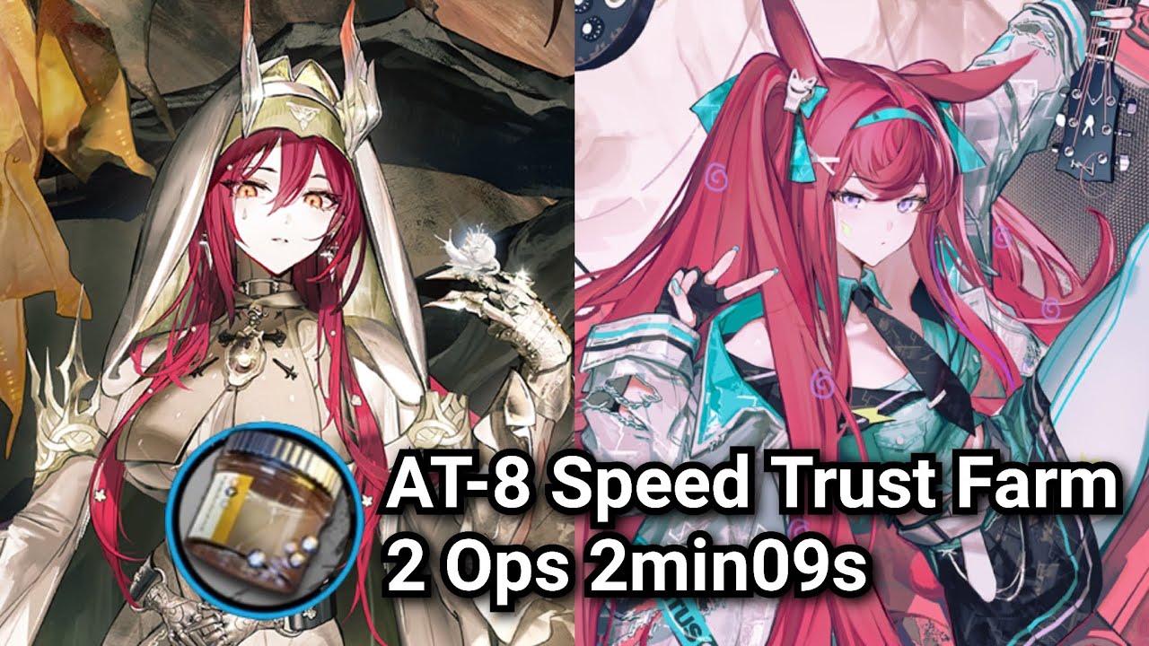 Arknights AT-8 Speed Trust Farm (Updated) | 2 Ops 2min09s