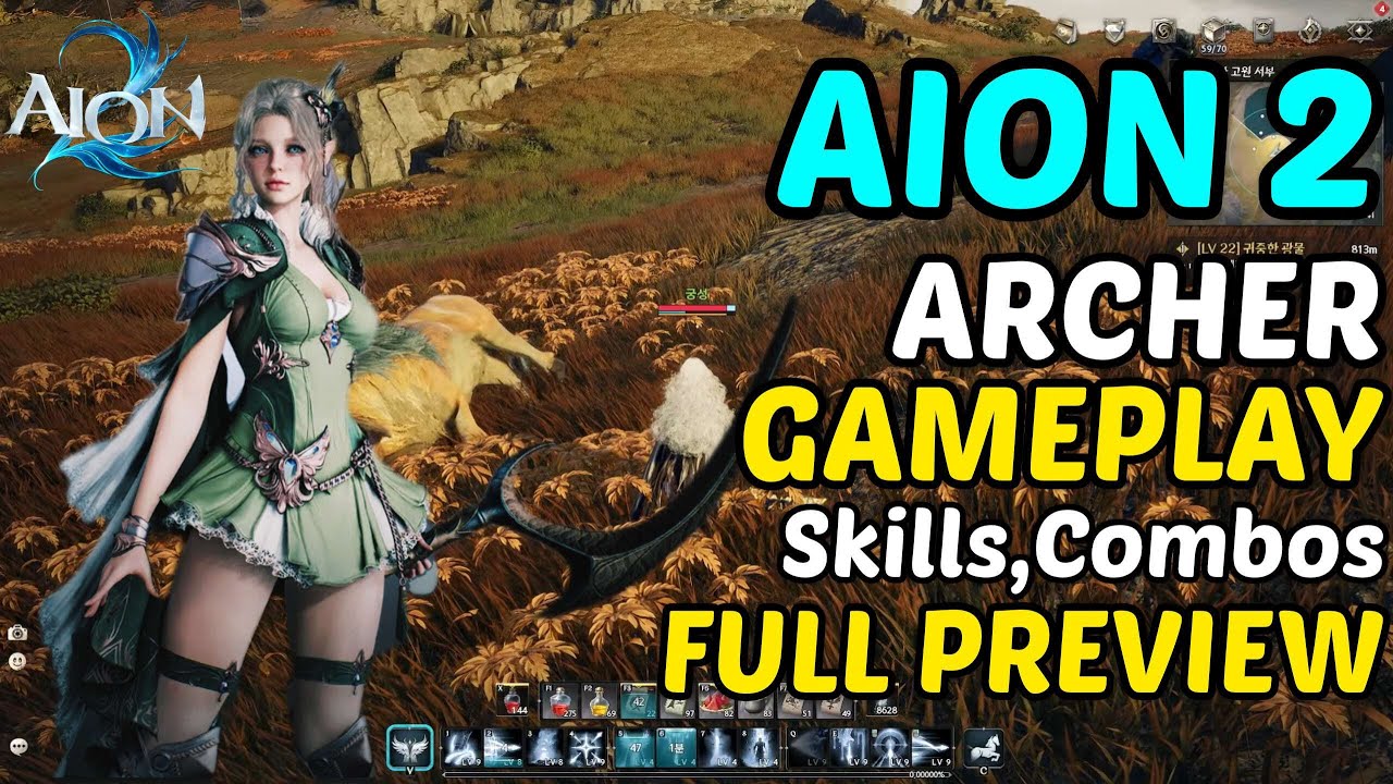 AION 2 Archer Class Gameplay and Combat Preview