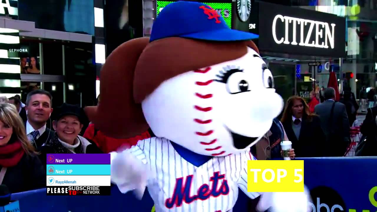 Baseball Team Mascot TOP 5 Baseball │Mascot Hall Of Fame 2015