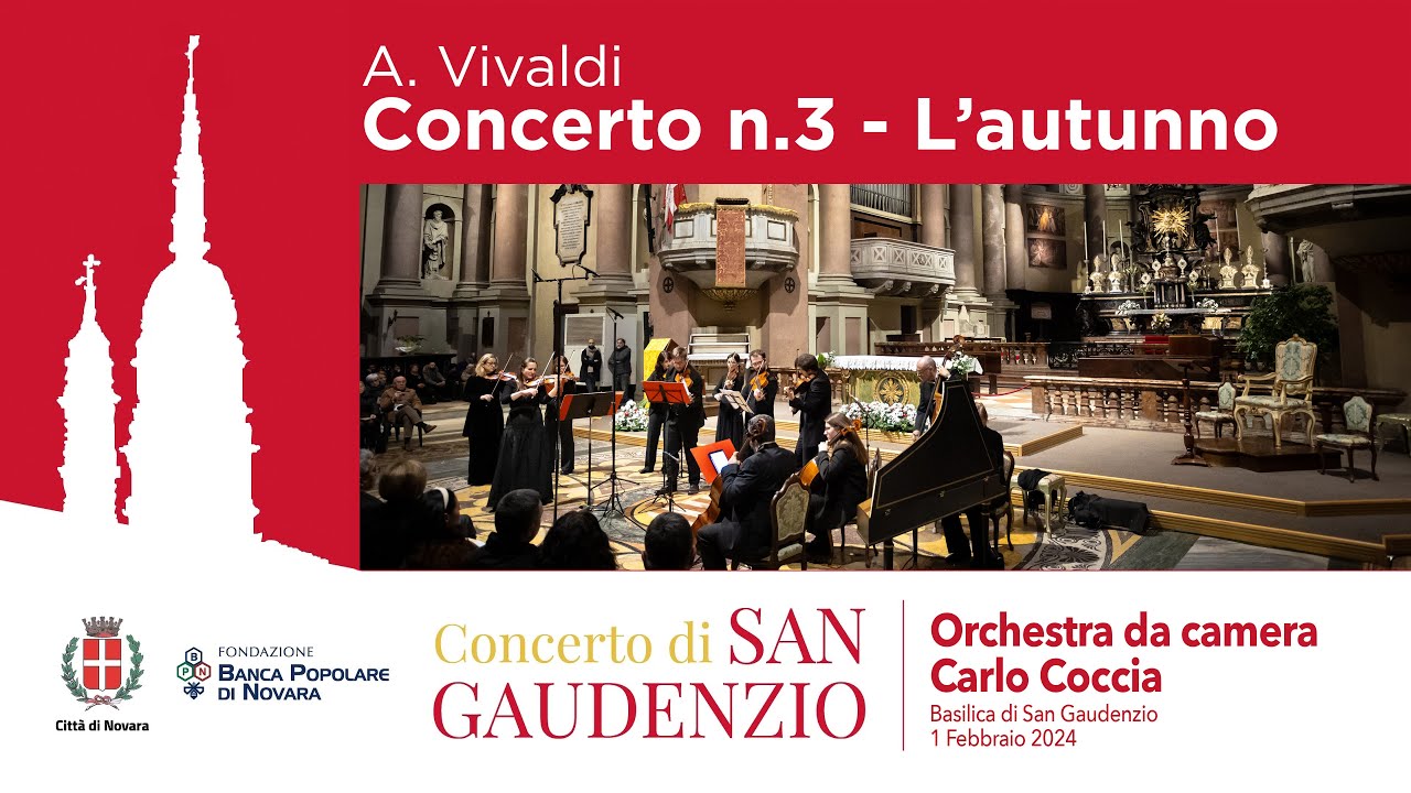 Orchestra da Camera Carlo Coccia - Concerto N.3 in Fa magg, op. 8, RV 293 L' autunno (A. Vivaldi)