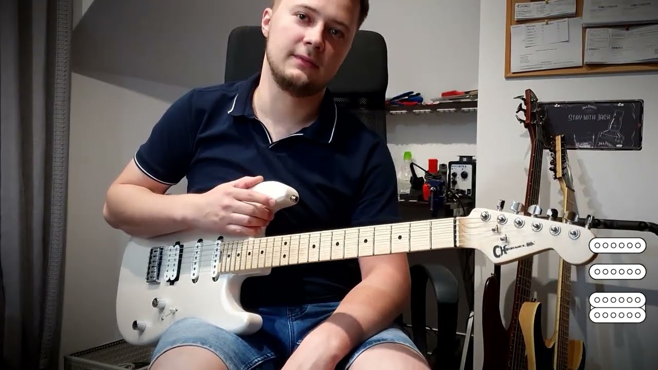 Charvel Pro-Mod San Dimas HSS Platinum Pearl test