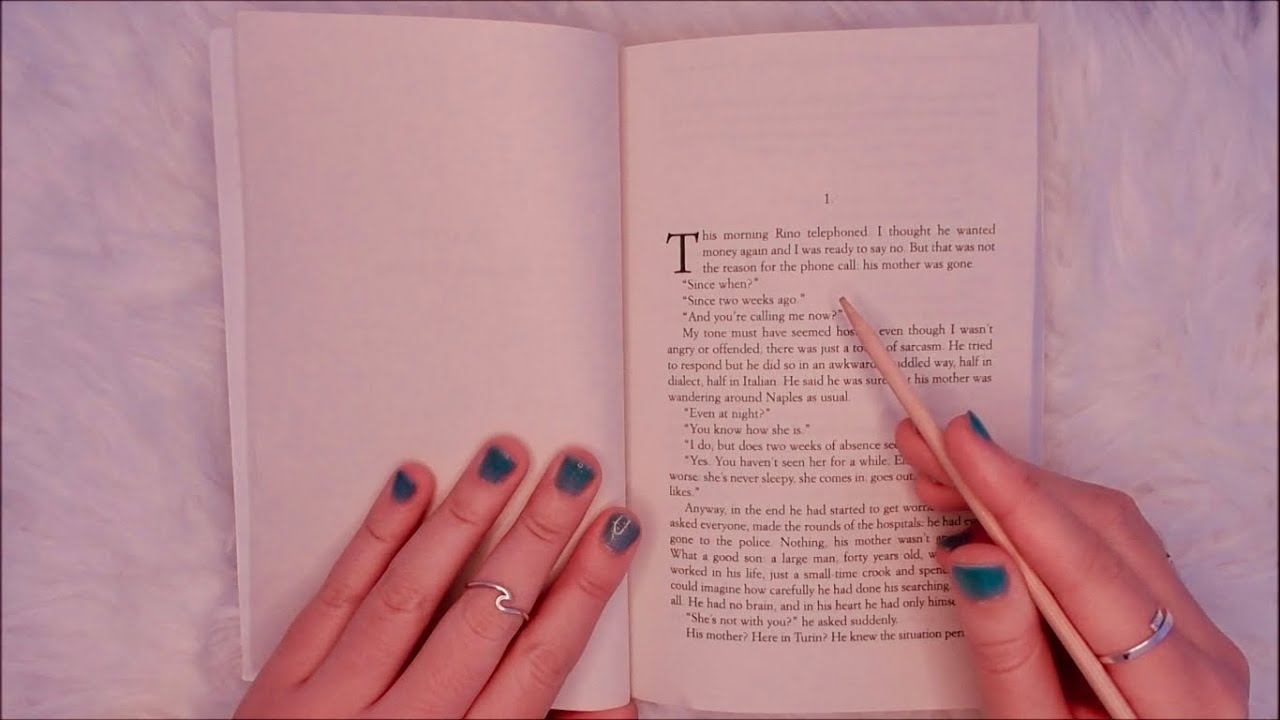 ASMR INAUDIBLE READING (super clicky whisper)