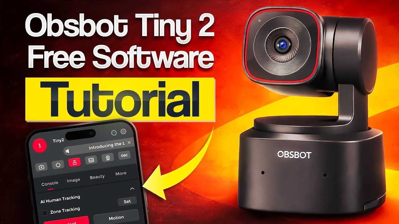 Obsbot Tiny 2 Software Tutorial | Best 4K Webcam In 2026