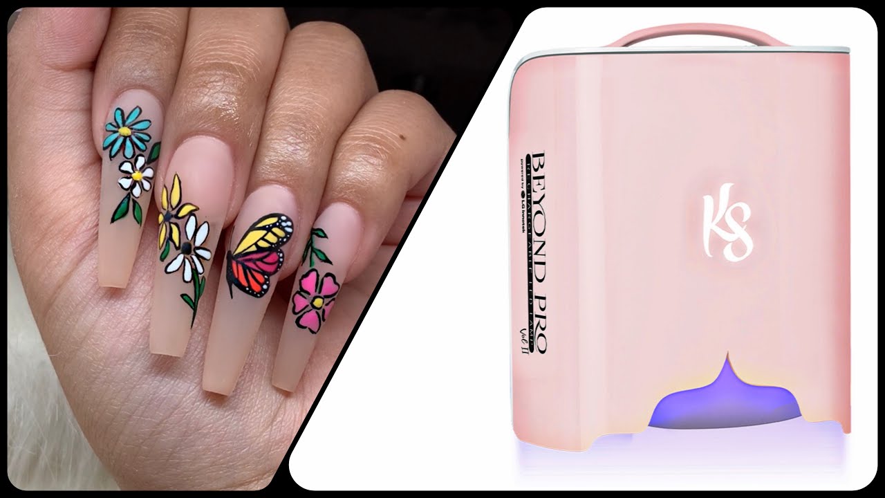 Testing New Kiara Sky Beyond Pro Rechargeable Led Lamp Volume 2 | Nail Art Tutorial | Unboxing