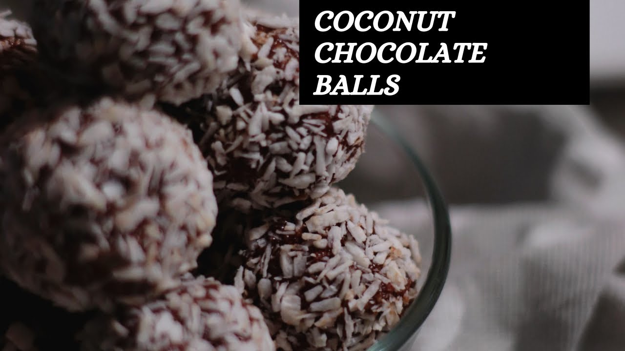 Coconut chocolate balls   kokos chocolade koekjes