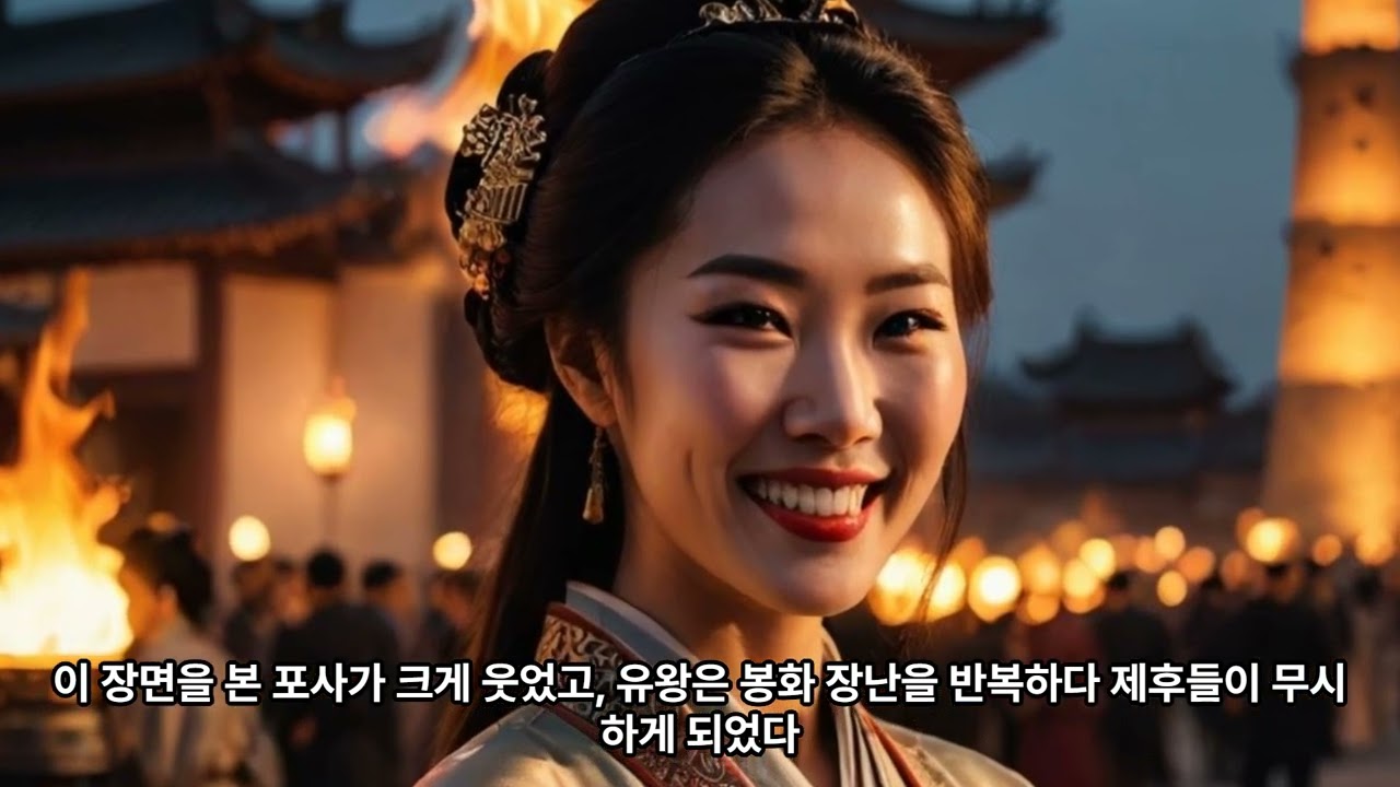 웃지 않는 미녀, 포사 이야기
