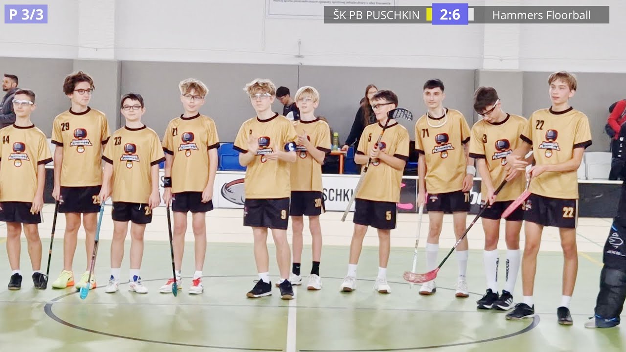23.11.2025   ŠK PB PUSCHKIN  (2:6)  Hammers Floorball