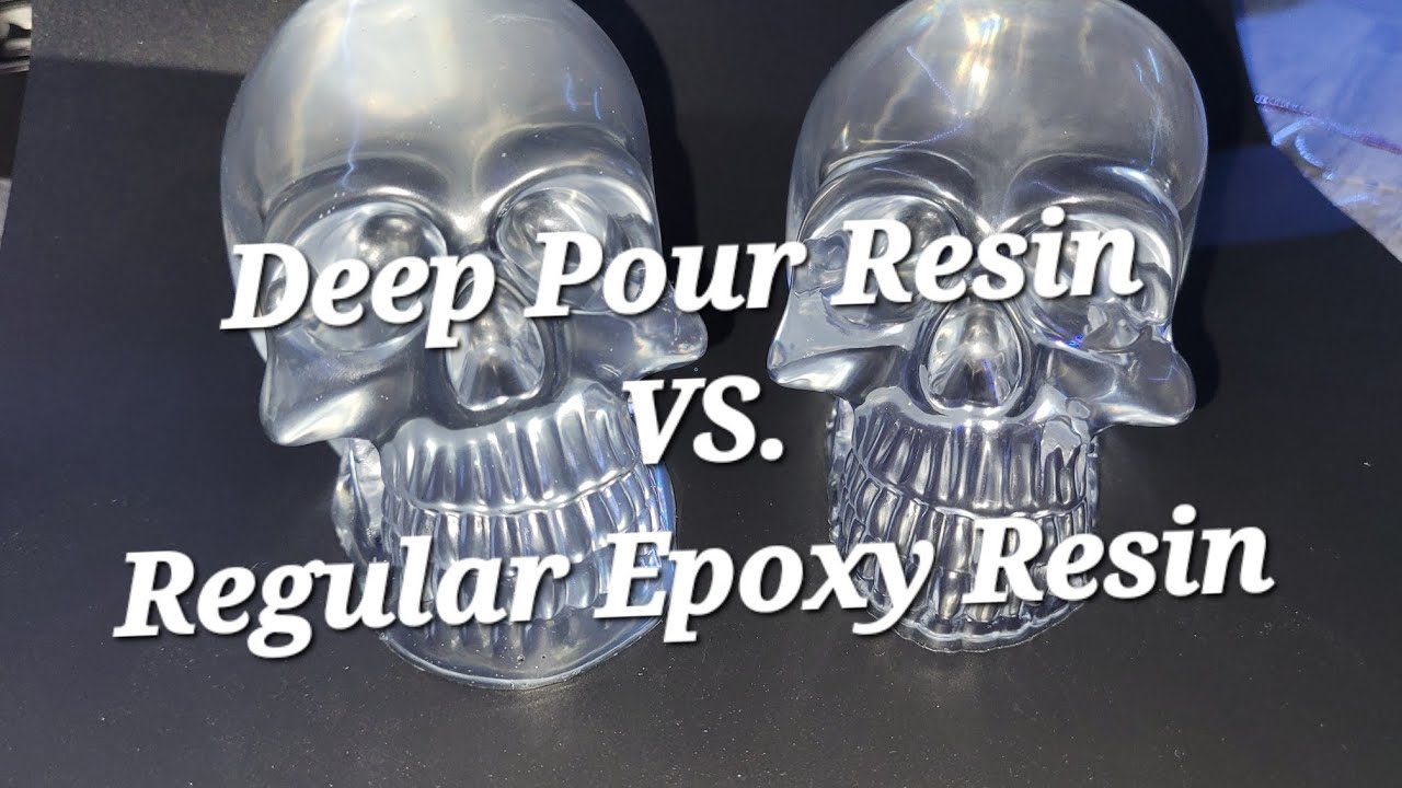 #22 I'm testing deep pour resin against regular resin to show you the difference!  #resin #unicone