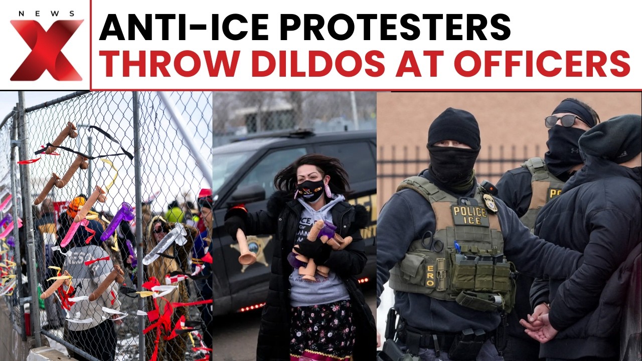 Minnesota Anti-ICE Protest Takes Wild Turn &mdash; Sex Toys Hurled At Federal Officers | NewsX