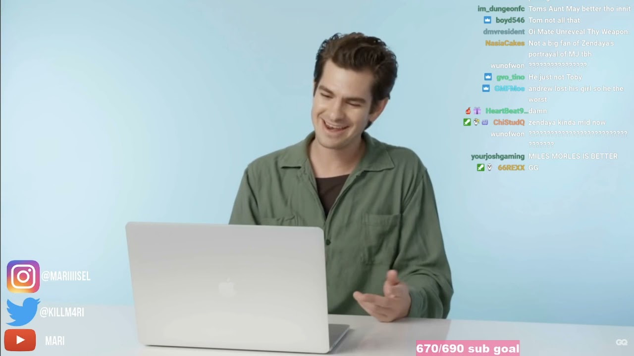 MARI Reacts To  Andrew Garfield Goes Undercover