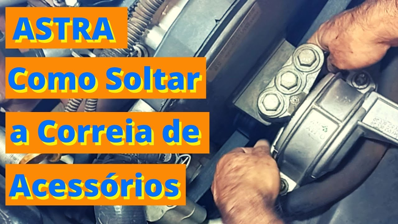 Como Soltar a Correia de Acessorios do Astra - Faça em casa
