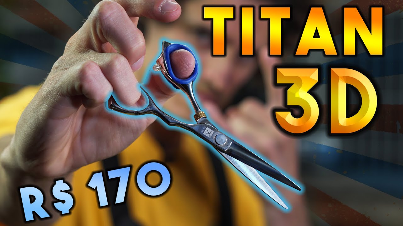 Tesoura Titan 3D Unboxing e Review