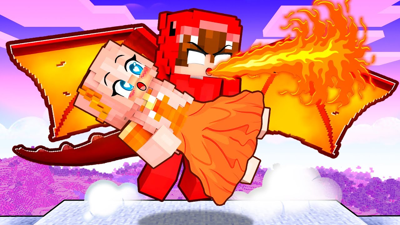Me Convertí en DRAGÓN PROTECTOR en Minecraft!