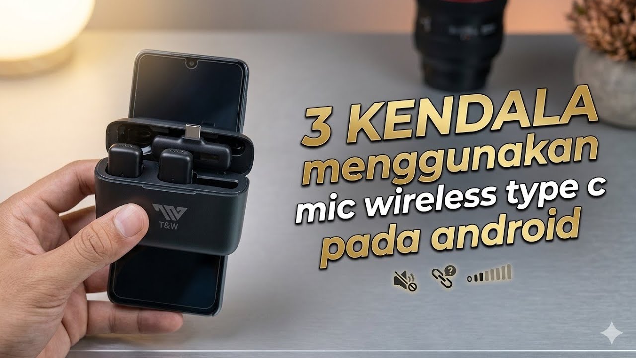 3 Kendala menggunakan Mic wireless di smartphone android