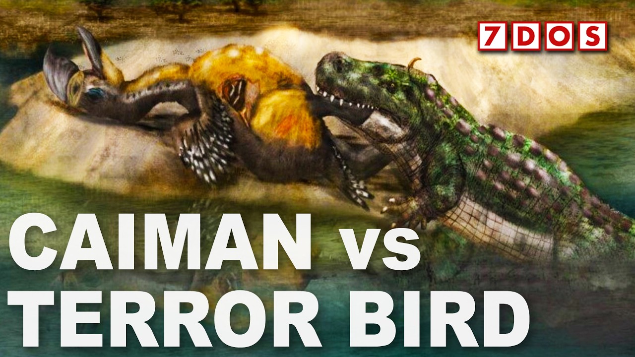 Prehistoric Caiman vs Terror Bird: Fossil Reveals Brutal Encounter