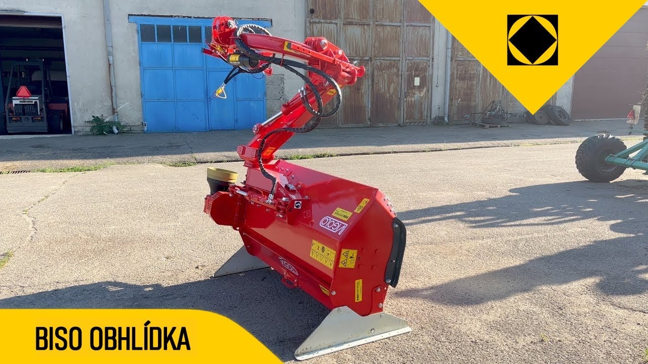 BISO obhlídka – stranový mulčovač VIGOLO LGE3 160 – walkaround
