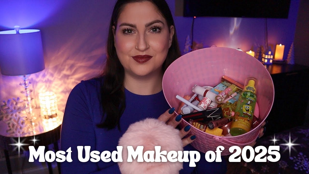 ASMR My Most Used Makeup Products of 2025💄🌟
