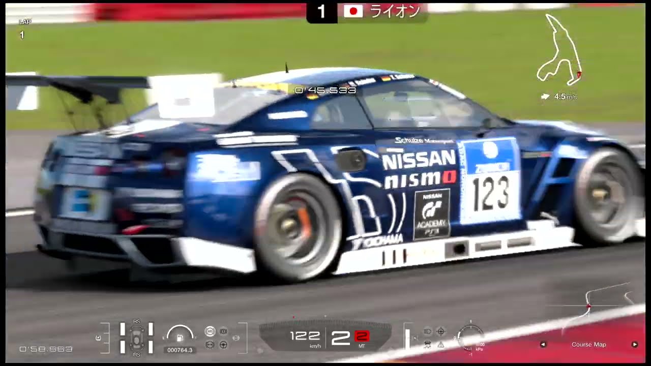 グランツーリスモ７　タイムアタック　スパ・フランコルシャン【2.21.043】GT-R　ニスモ GT3 13