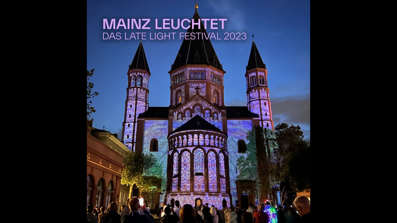 Mainz Leuchtet 2023 - Panta Rhei - Dom Projektion full