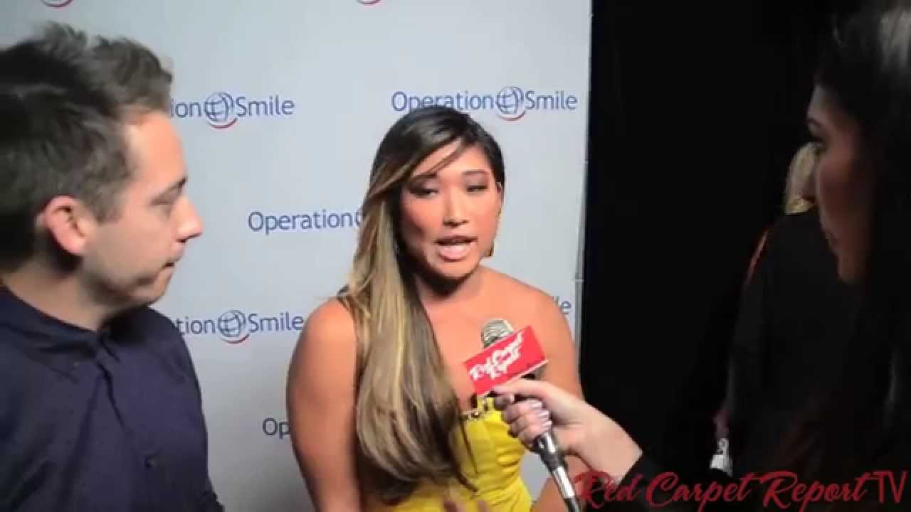 Kevin McHale & Jenna Ushkowitz at the Operation Smile 2014 #SmileGala