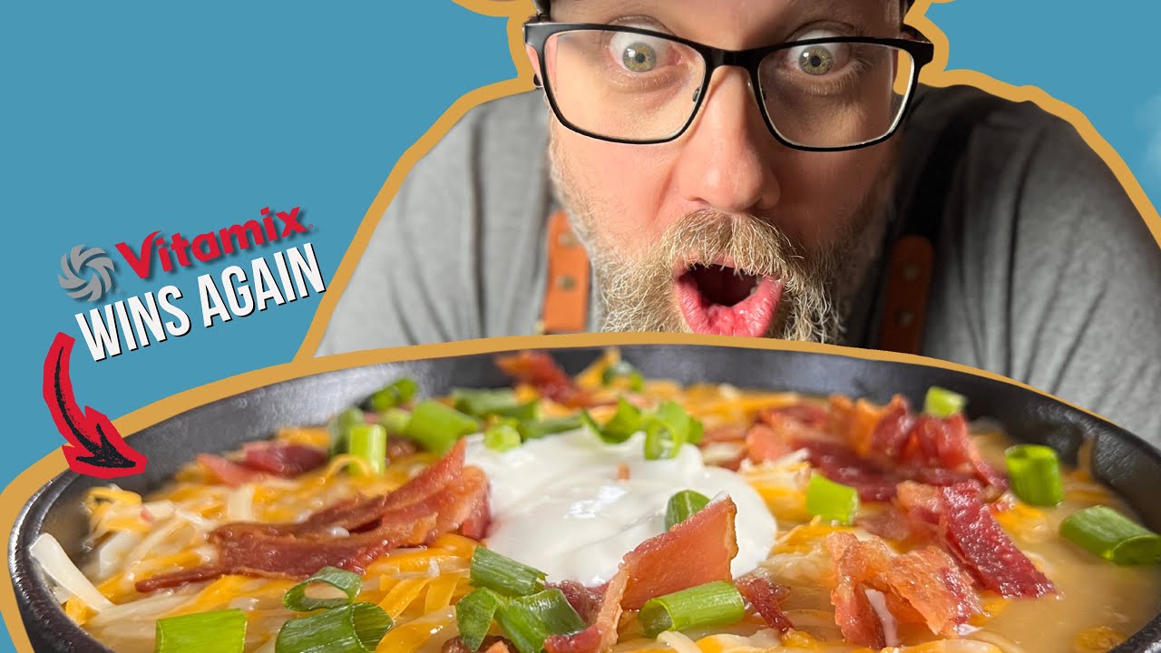 Суп из запеченного картофеля с начинкой, который по вкусу не уступает настоящей еде — благодаря V...