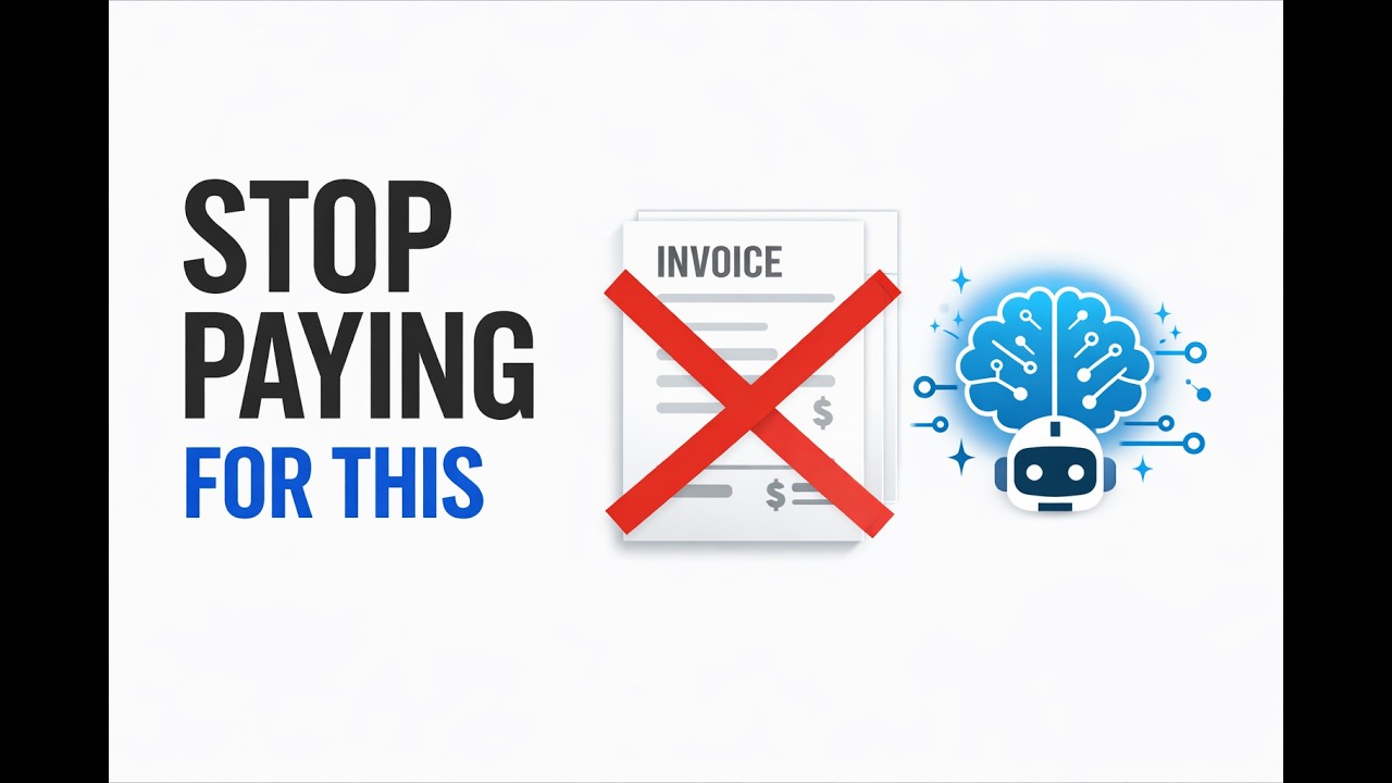 Replace Expensive Accounts Software for Pennies w/ AI
