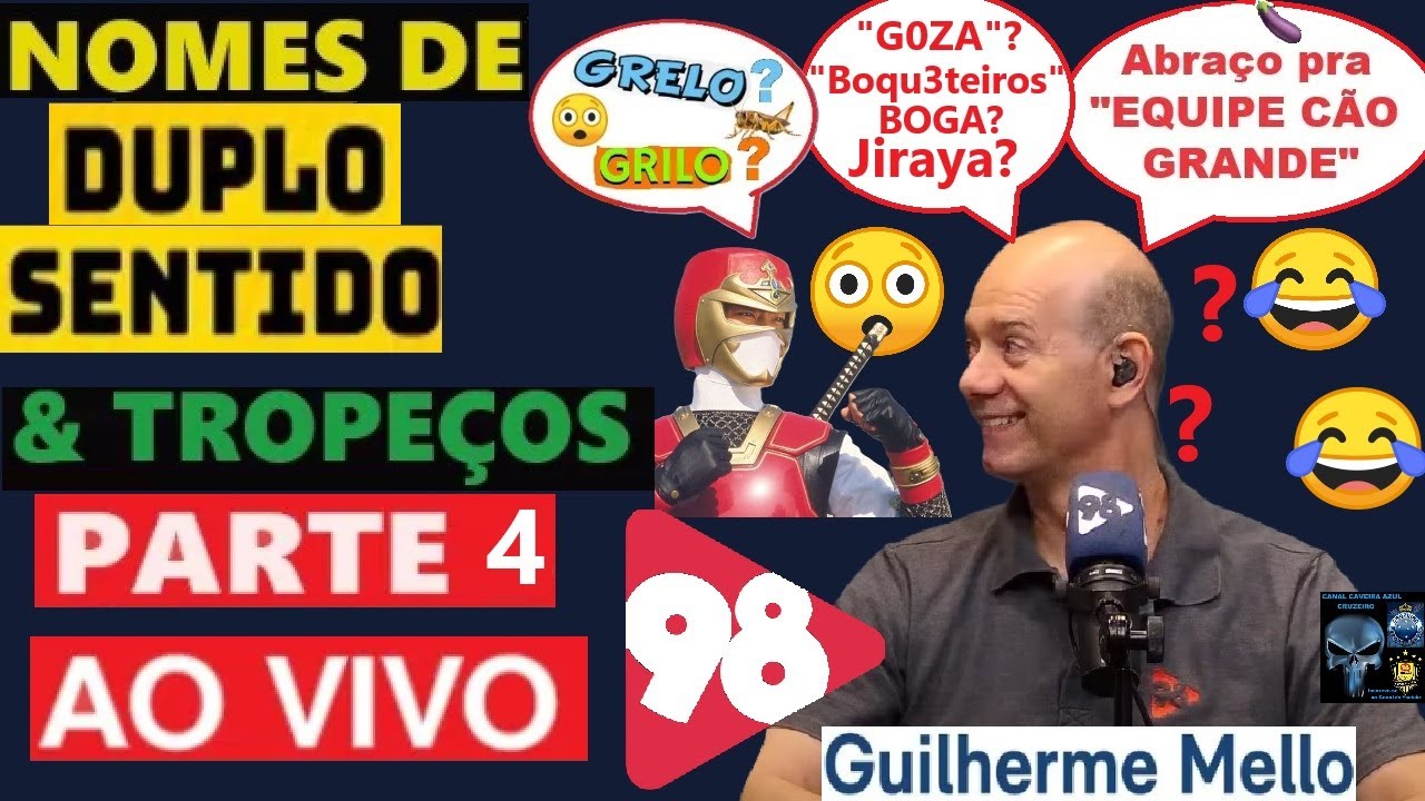 Nomes de Duplo Sentido AO VIVO 🤪 PARTE 4 😂 Abra&ccedil;os Perigosos 😂😂do Guilherme Mello 😂😂 ⚽& OUTROS ERROS