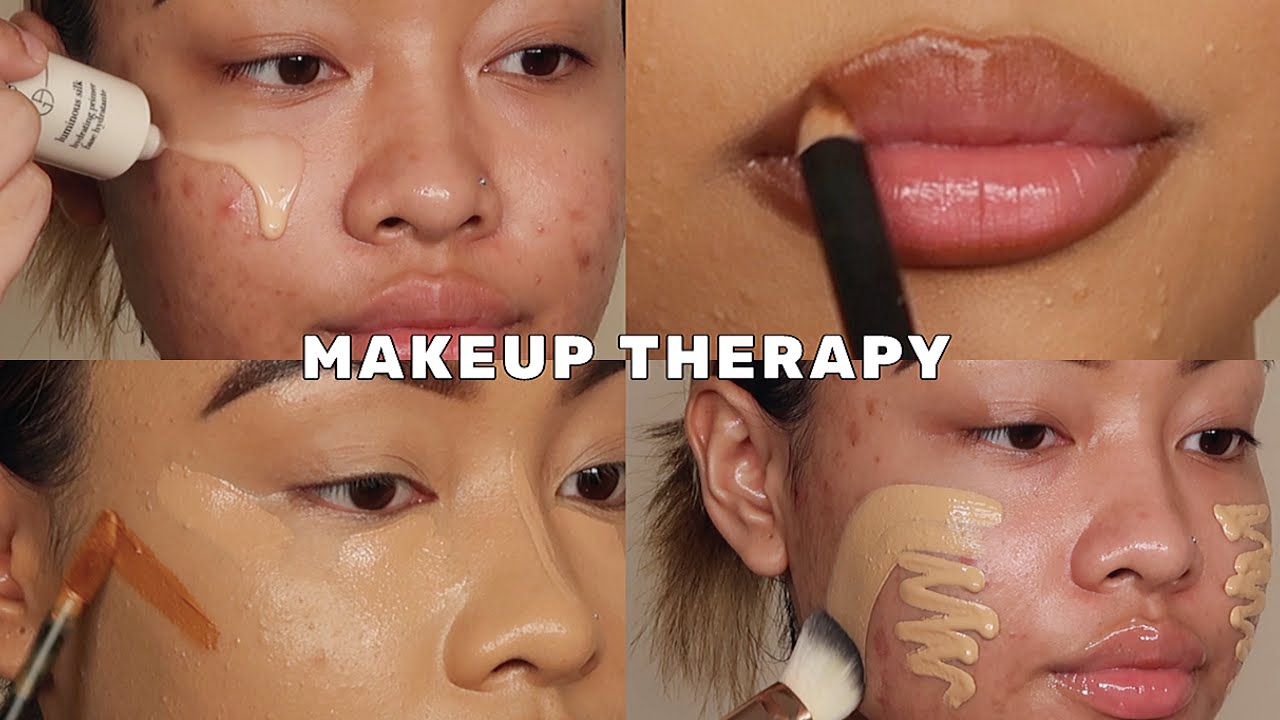 MAKEUP THERAPY 4 (ACNE, RAW & UNFILTERED) *SATISFYING* | SAMANTHAEVIRA