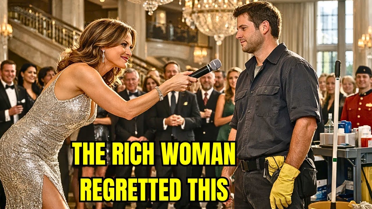 Rich Woman Forces Janitor to Sing a Song to Mock Him, But His Talent Leaves Everyone Speechless