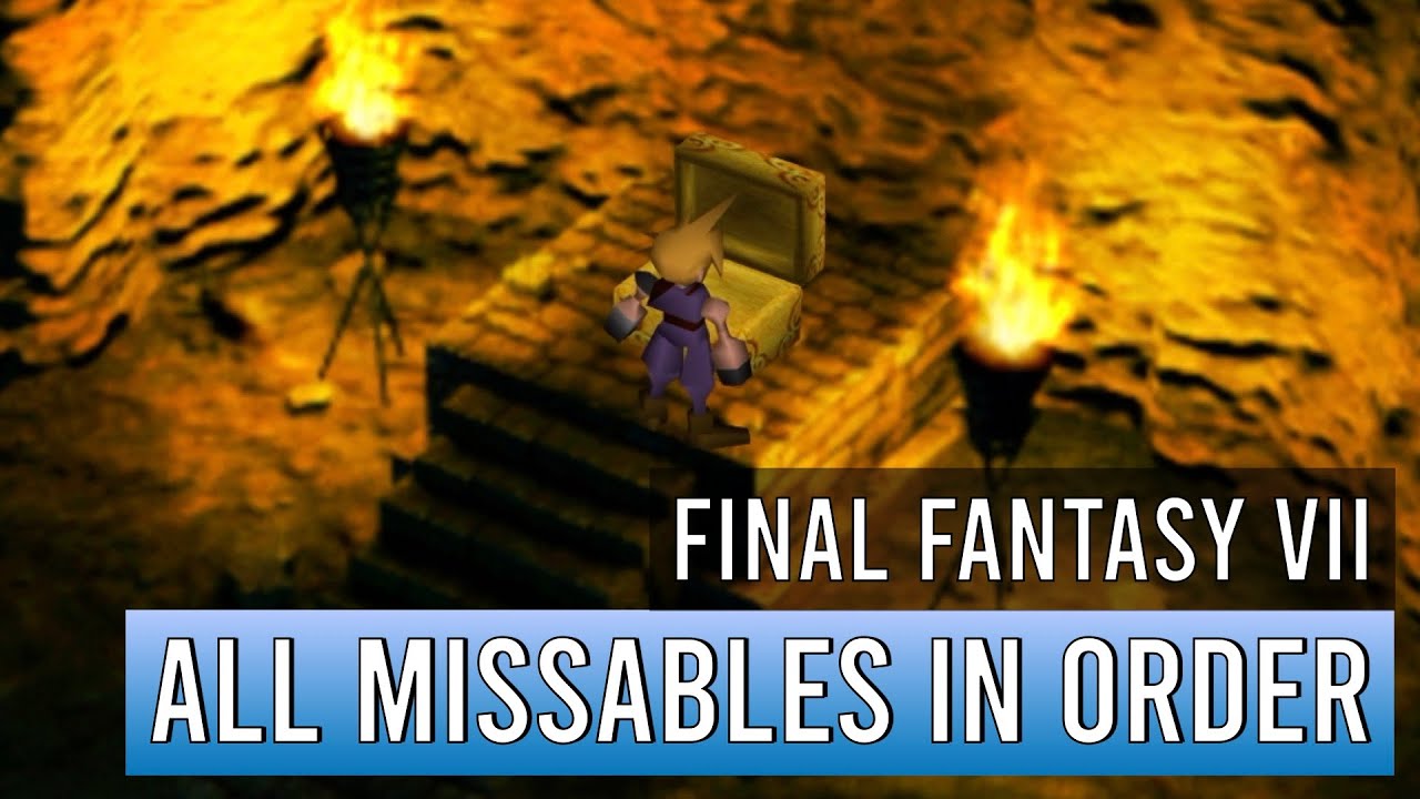 Все основные пропускаемые предметы в Final Fantasy 7 по порядку (PS1 / 1997 Original)