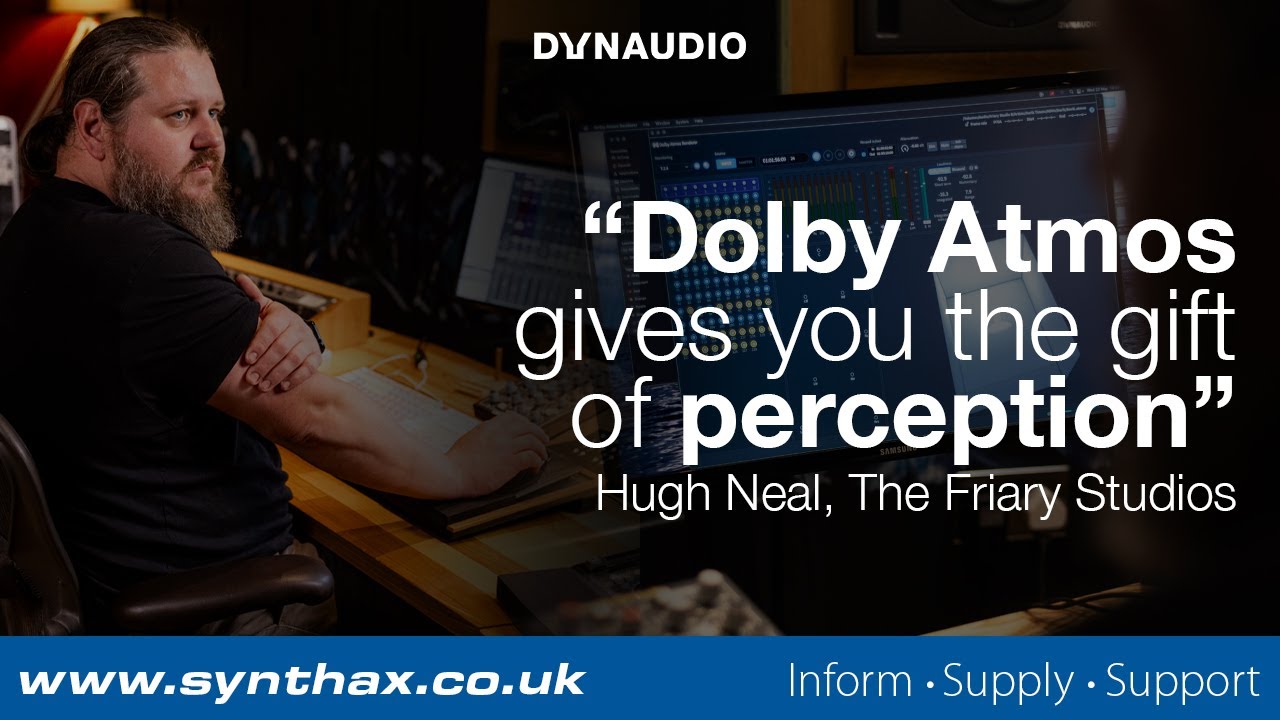 Обсуждаем Dolby Atmos с Хью Нилом в студии The Friary Studios | Dynaudio Core Series
