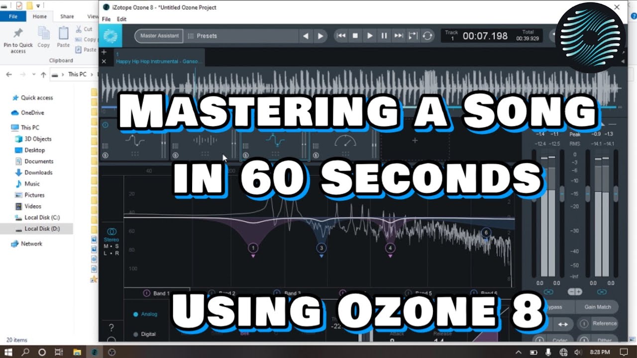 Mastering a Song in 60 Seconds using Ozone 8 - Tutorial Tips