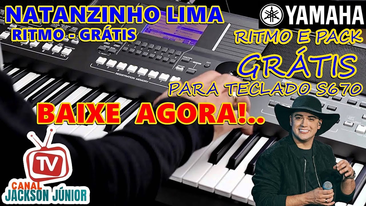 RITMO NATANZINHO LIMA SAMPLEADO - GRÁTIS PARA TECLADO S670 YAMAHA #yamaha #ritmo #gratis #teclado
