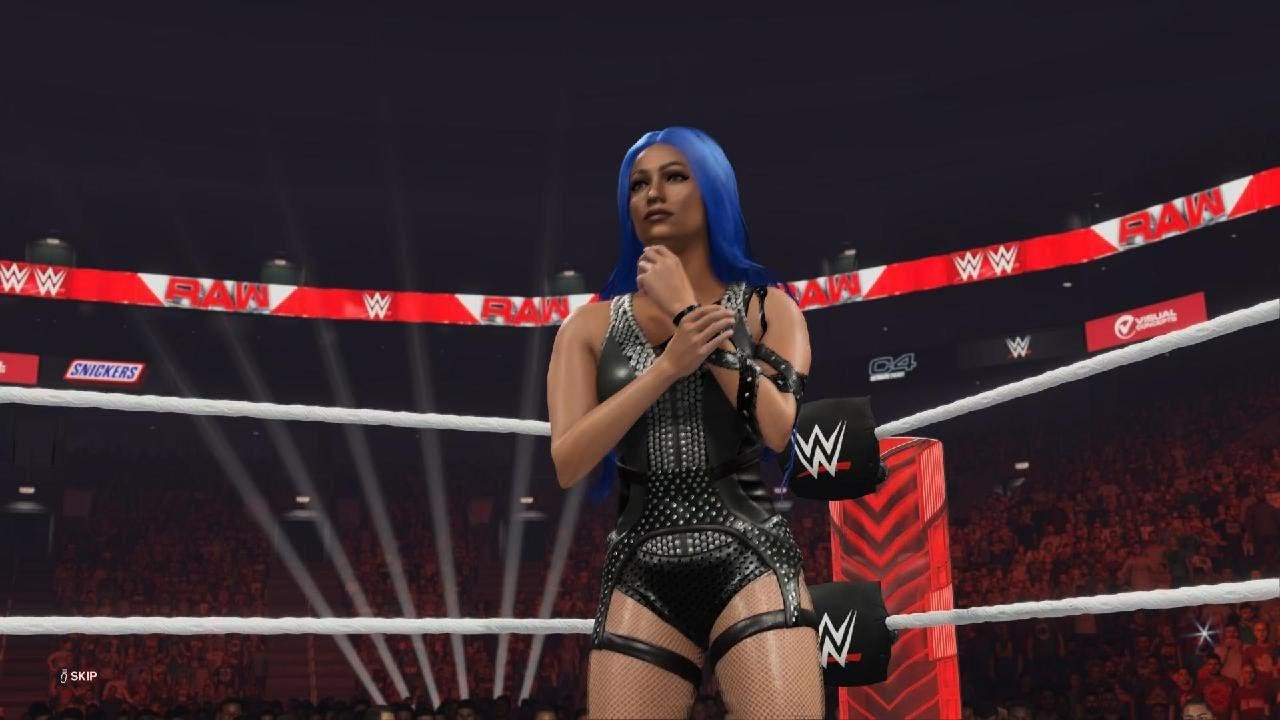 SASHA BANKS VS JASMINE MONET FOR THE RAW WOMANS CHAMPIONSHIP