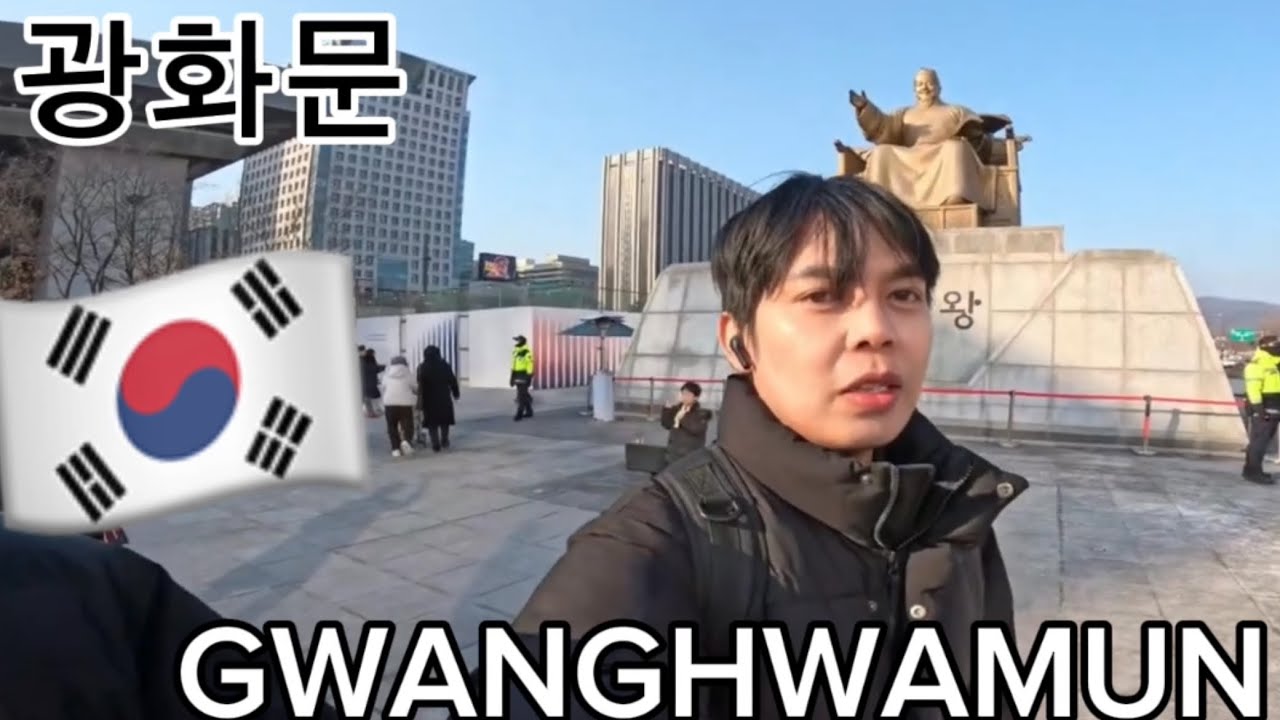 Exploring Gwanghwamun Area in Seoul | Peaceful City Walk
