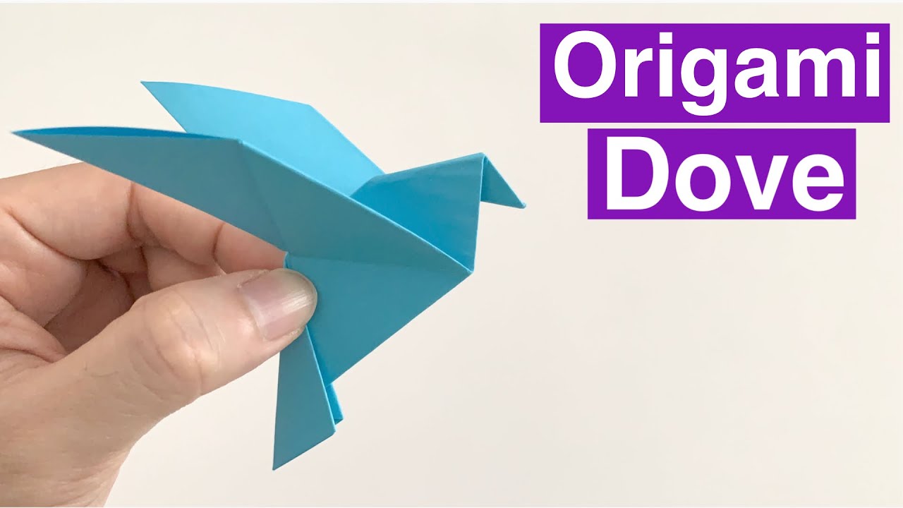 ORIGAMI DOVE | ORIGAMI BIRD | EASY | TUTORIAL