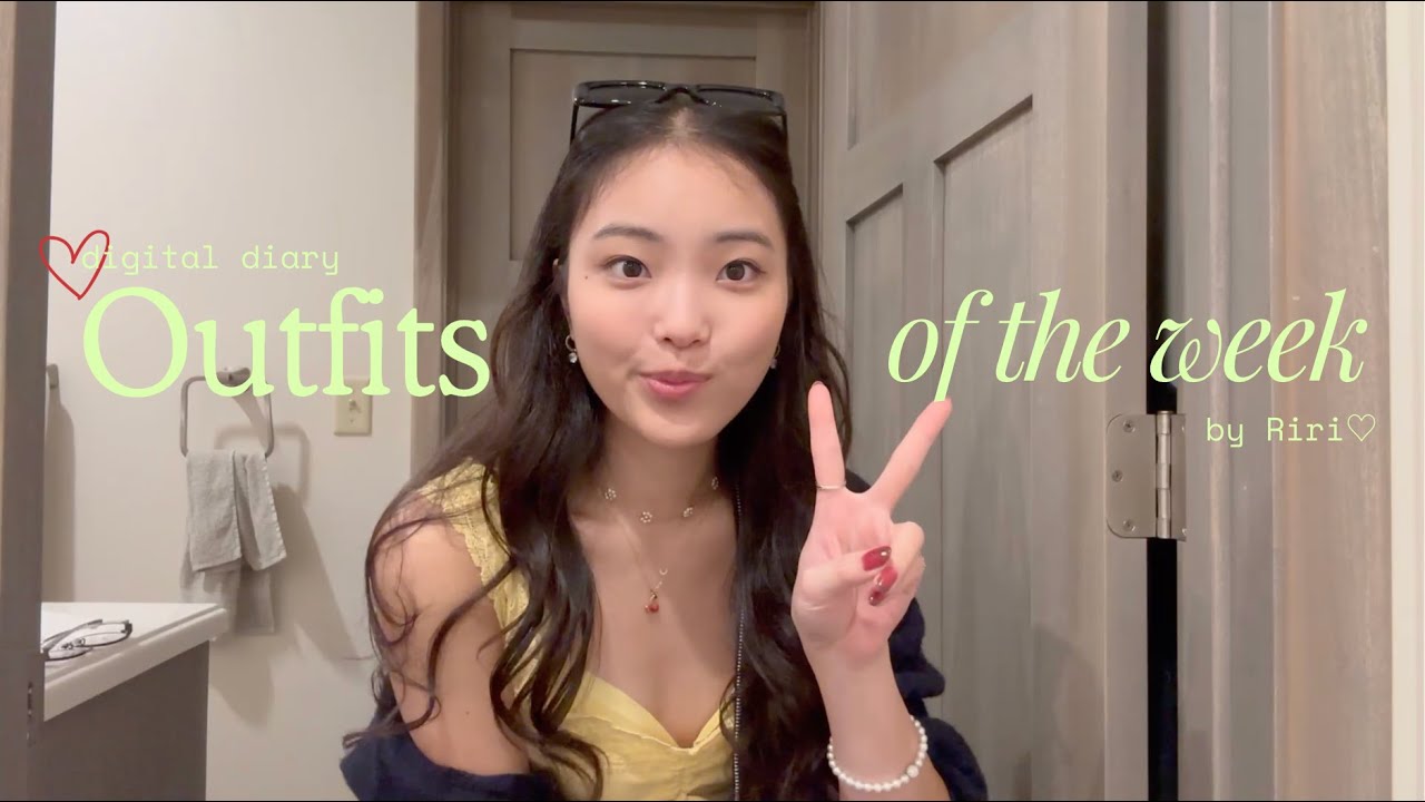 Outfits of the week🧁*.🌷 | College Girl *⑅🤍🍰ིྀ𓌈˒˒ #outfitideas