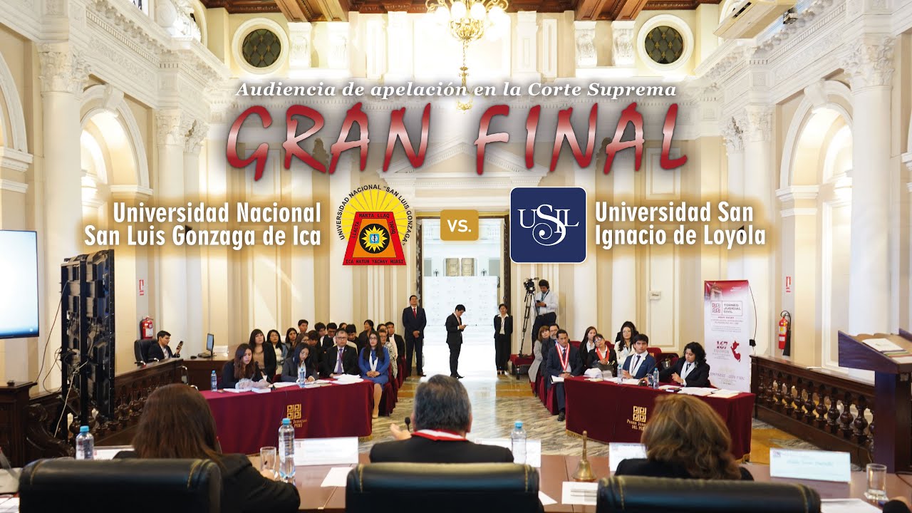 Gran final del III Concurso Nacional Interuniversitario de Litigación Oral Civil 2025