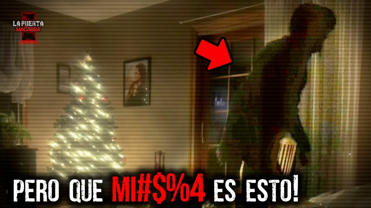 Tom&oacute; esta FOTO en Navidad estando SOLO&hellip; pero ALGO apareci&oacute; frente a &eacute;l  TERROR PARANORMAL V16