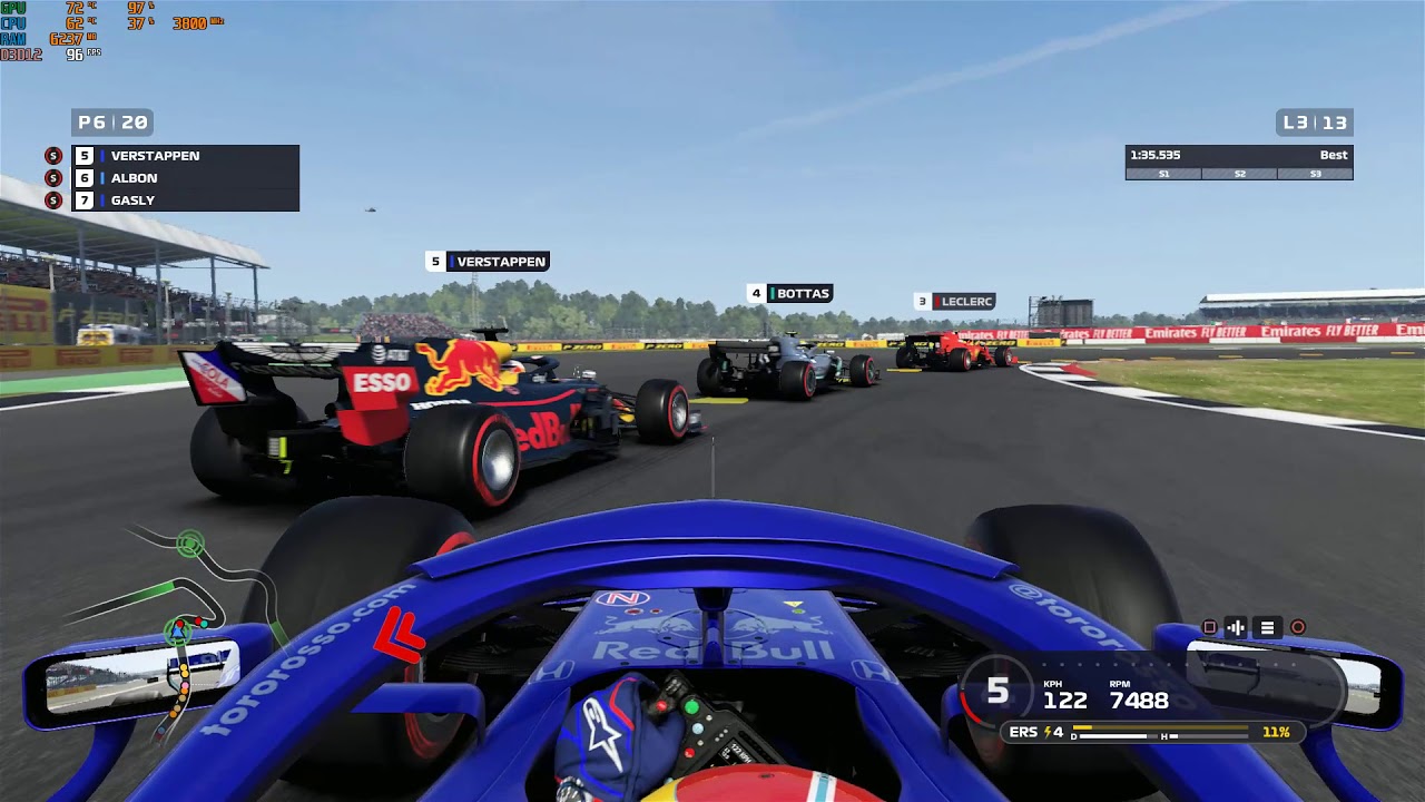 F1 2019 GAMEPLAY ALEX ALBON TORO ROSSO BRITISH GRANDPRIX