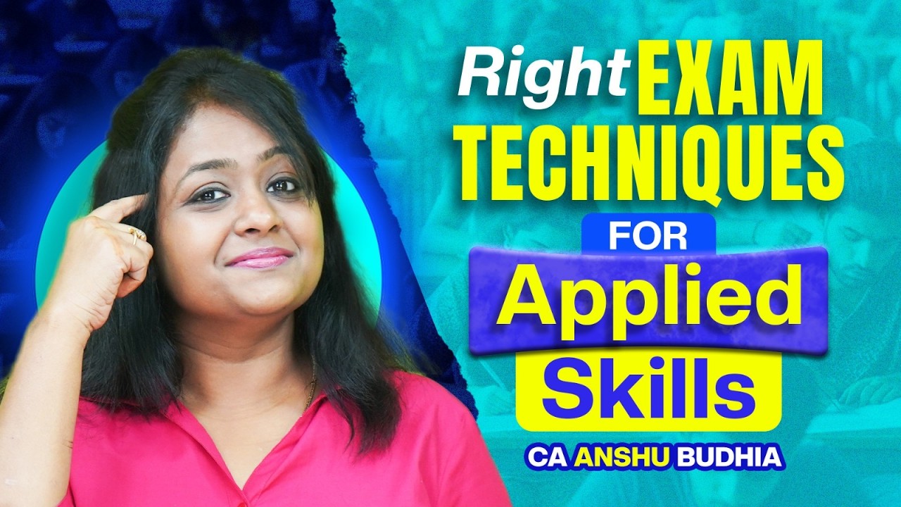 Right Exam Techniques for ACCA Applied Exam Skills