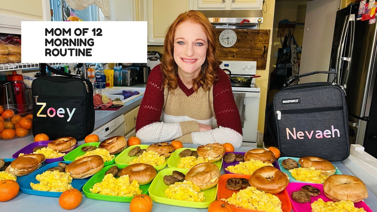 MOM OF 12 MORNING ROUTINE