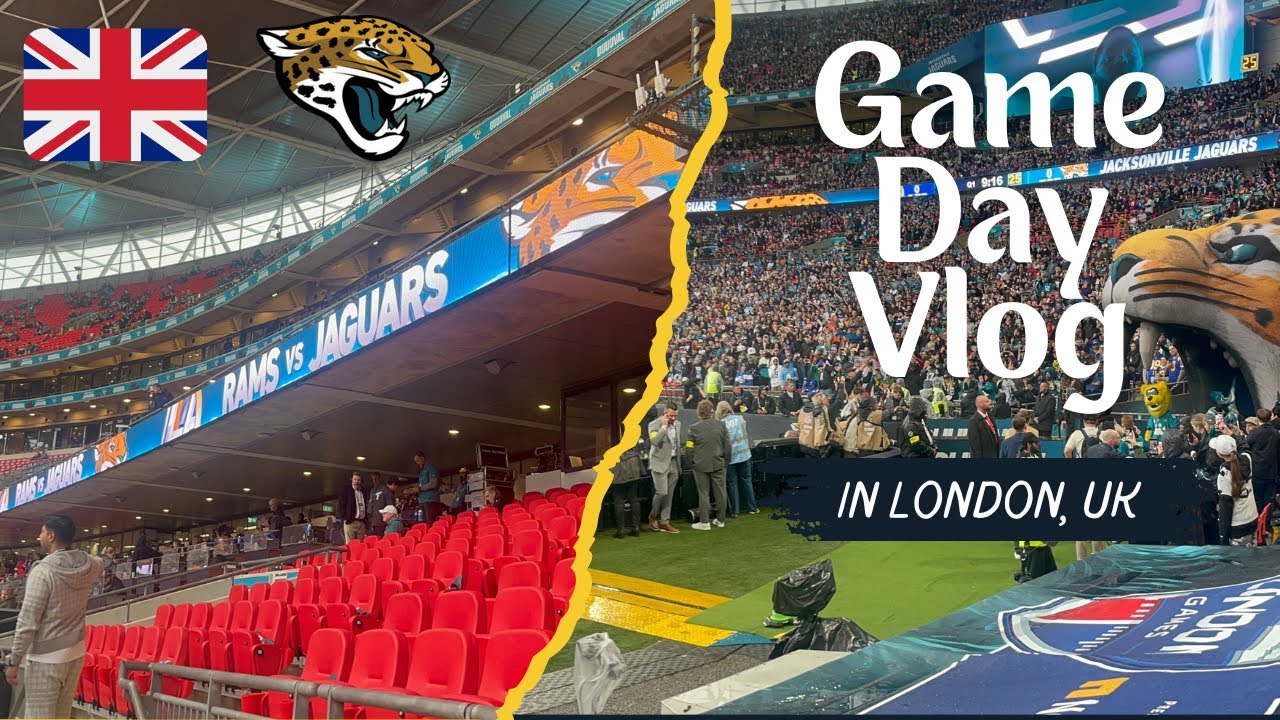 GAMEDAY VLOG IN LONDON (Jags Endzone!) | Jacksonville Jaguars vs LA Rams | NFL London 2025