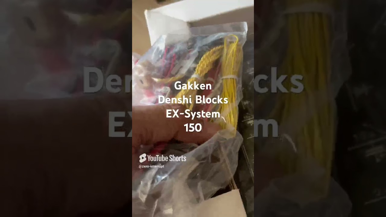UNPACKING | Gakken Denshi Blocks EX-System 150