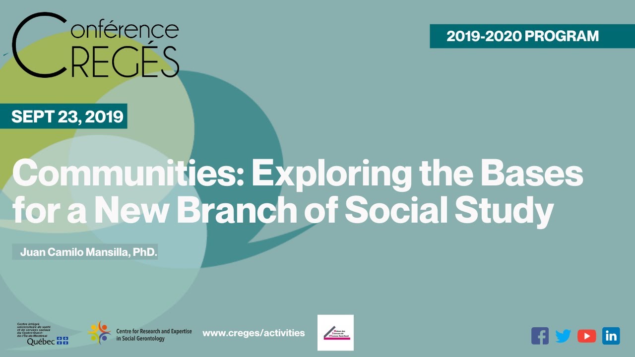 CREG&Eacute;S Conference | Intergenerational Healthy Communities