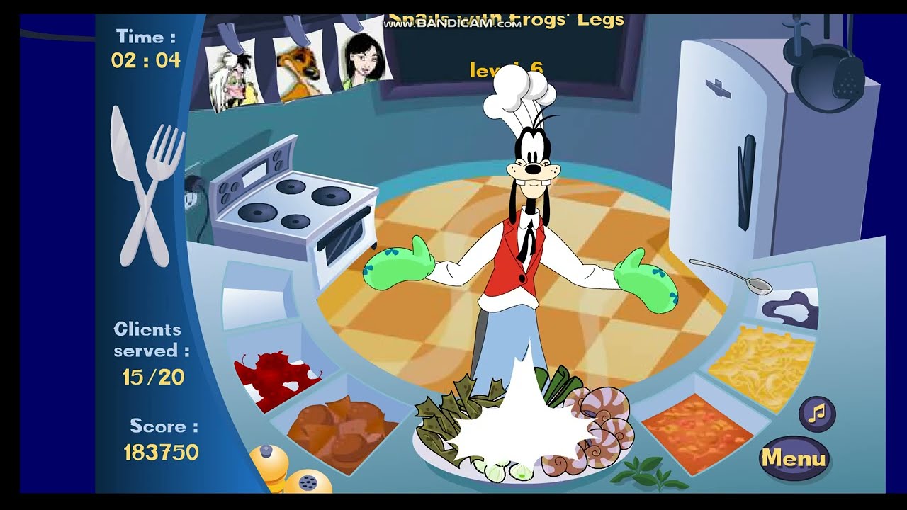 Goofy's Frenzy Kitchen (High score run) (part 2)