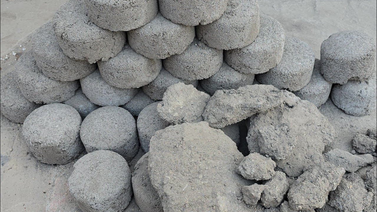 ASMR: NEW  Charcoal Gritty Dry Floor Clay Pot Floor Pool Crumbling #relaxingsounds #asmr #claydirt